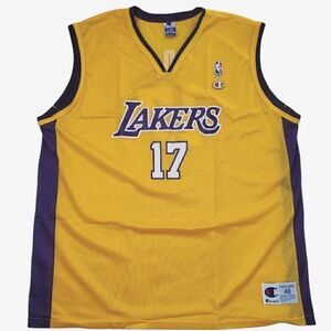 Champion Rick Fox Basketball Jersey Size 48 NBA Old School Vtg Vintage 90s